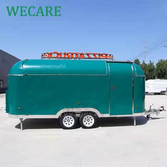 Wecare Catering Foodtruck Концессионные прицепы для еды Мобильный фургон для еды на продажу в Европе