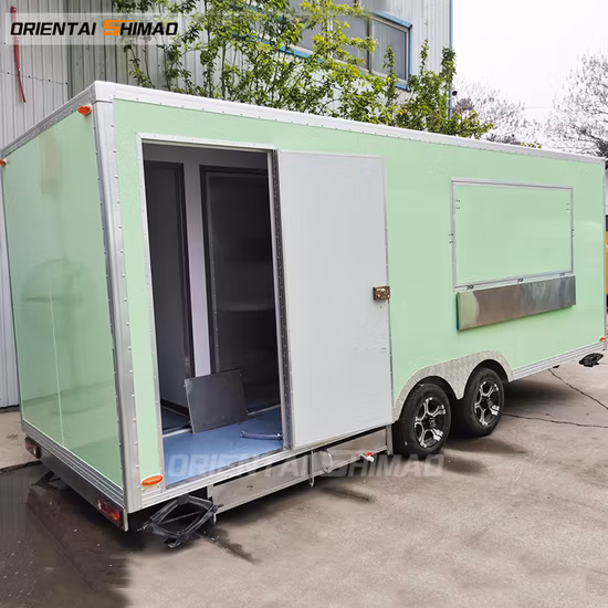 Индивидуальный мобильный квадратный продуктовый прицеп для пожилых людей с туалетом